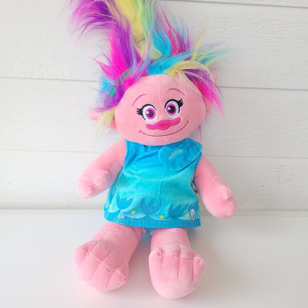 Build A Bear Trolls World Tour Poppy BAB 23” Plush Excellent Condition